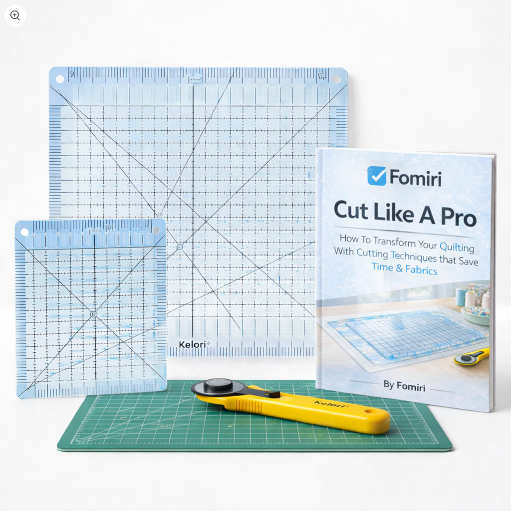 Fomiri Precision-Grip Quilt Ruler – Non-Slip & Laser Cut